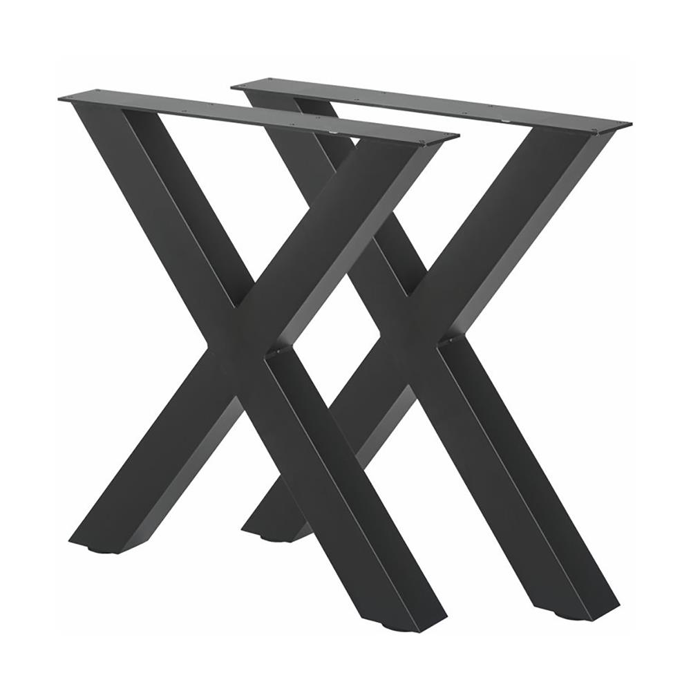 Naber Tischgestelle Xtreme, 2 Stück, Schwarz Matt