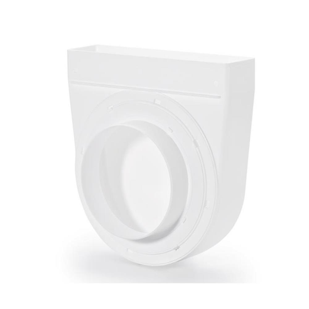 Naber Compair System Ø 125 T-ur 125/2 Umlenkstück 90°, Weiß