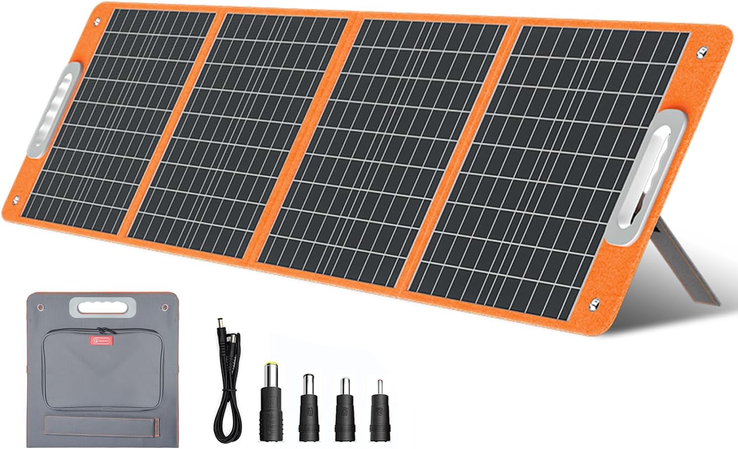 18 V/100 W Faltbares Solarpanel, Tragbares Solarladegerät, Gleichstromausgang – Typ C/qc3.0 – Monokristalline Photovoltaik-solarmodule Für Tablet, Camping, Angeln