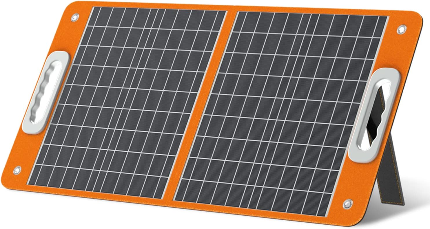 Faltbares, Tragbares 60-w-solarpanel, Flexibles 18-v-monokristallines Solarpanel, Photovoltaikmodul, Mobiles Solarsystem, Hocheffiziente Solarmodule, 45-w-usb-c-ausgang Für Camping