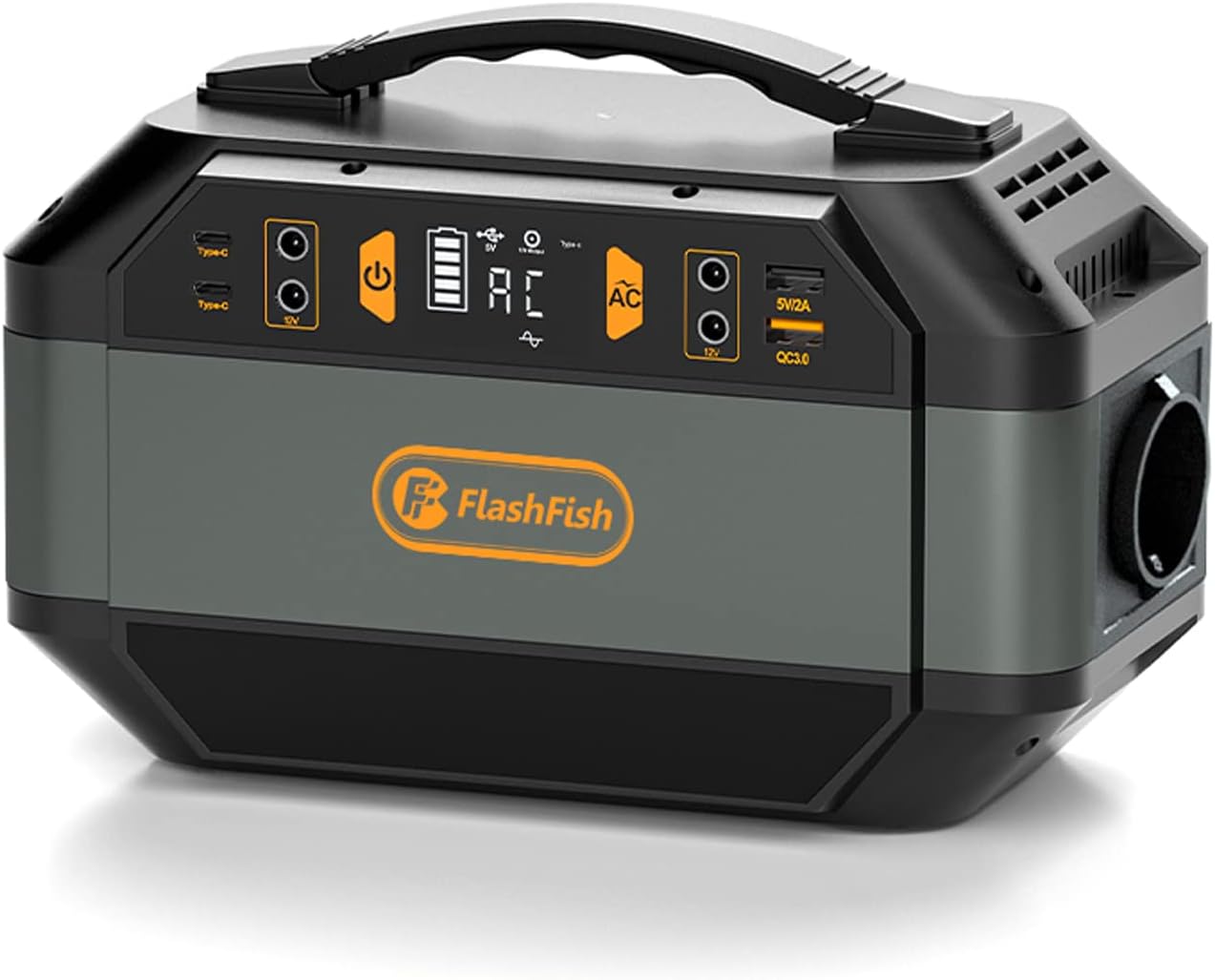Flashfish 330w Tragbare Powerstation (600w Spitzenleistung), 288,6wh/78000mah, 230v Sinuswelle, 9 Ausgänge, Stromgenerator Für Camping, Wohnmobile Und Mehr