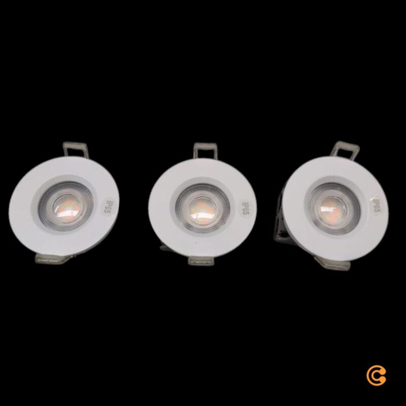 [neuwertig] B-ware Nordlux Led Einbauleuchte Don Smart 3er Set Downlight Dimmbar Ip65 Weiß 8,5cm