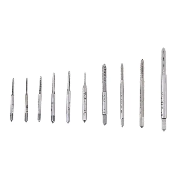10er-pack Mini-gewindebohrer M1 Bis M3,5 Für Maschinen/hand