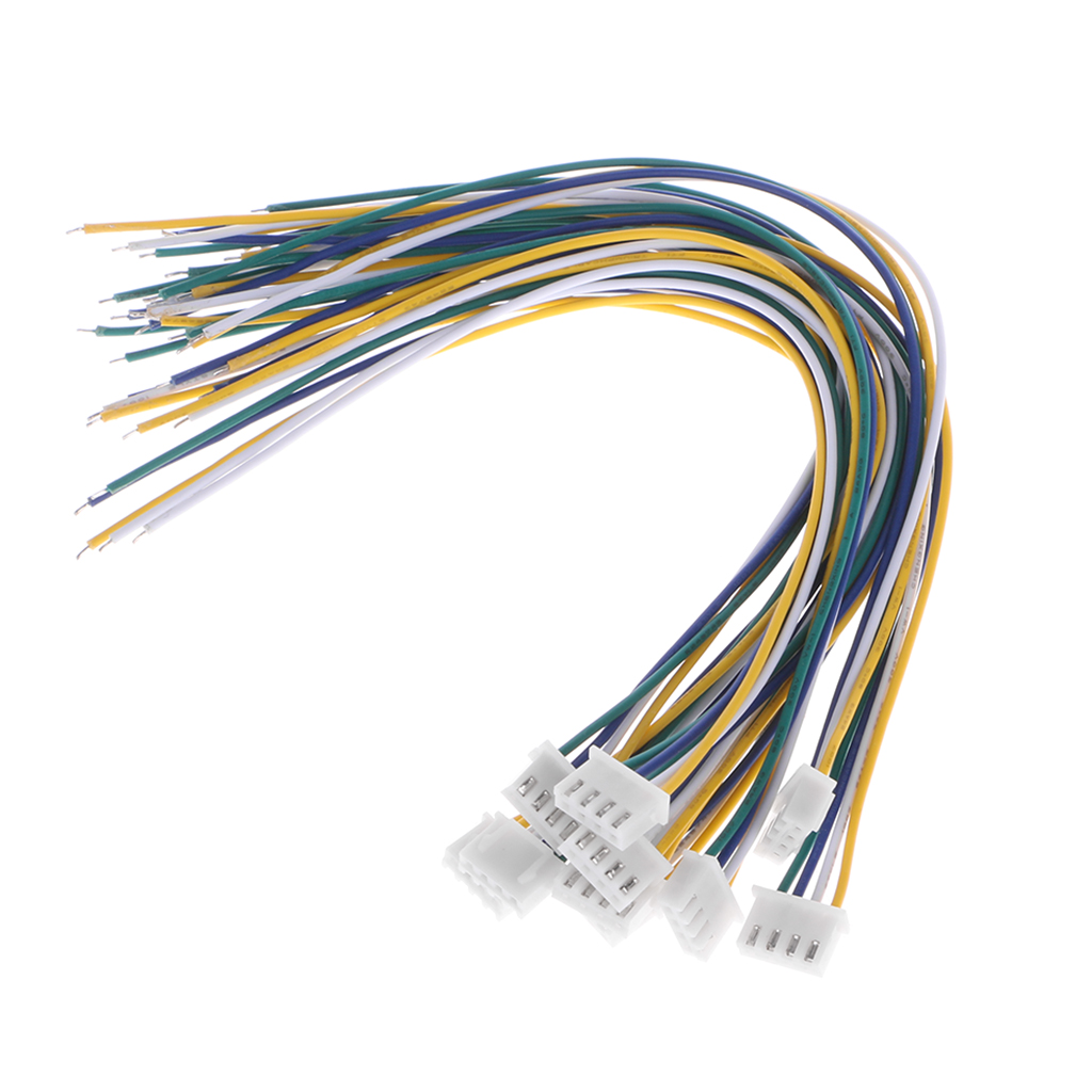 10 Stk 4 Pins Mini Micro Jst Xh 2,54 Mm 24awg Stecker Mit 200 Mm Länge