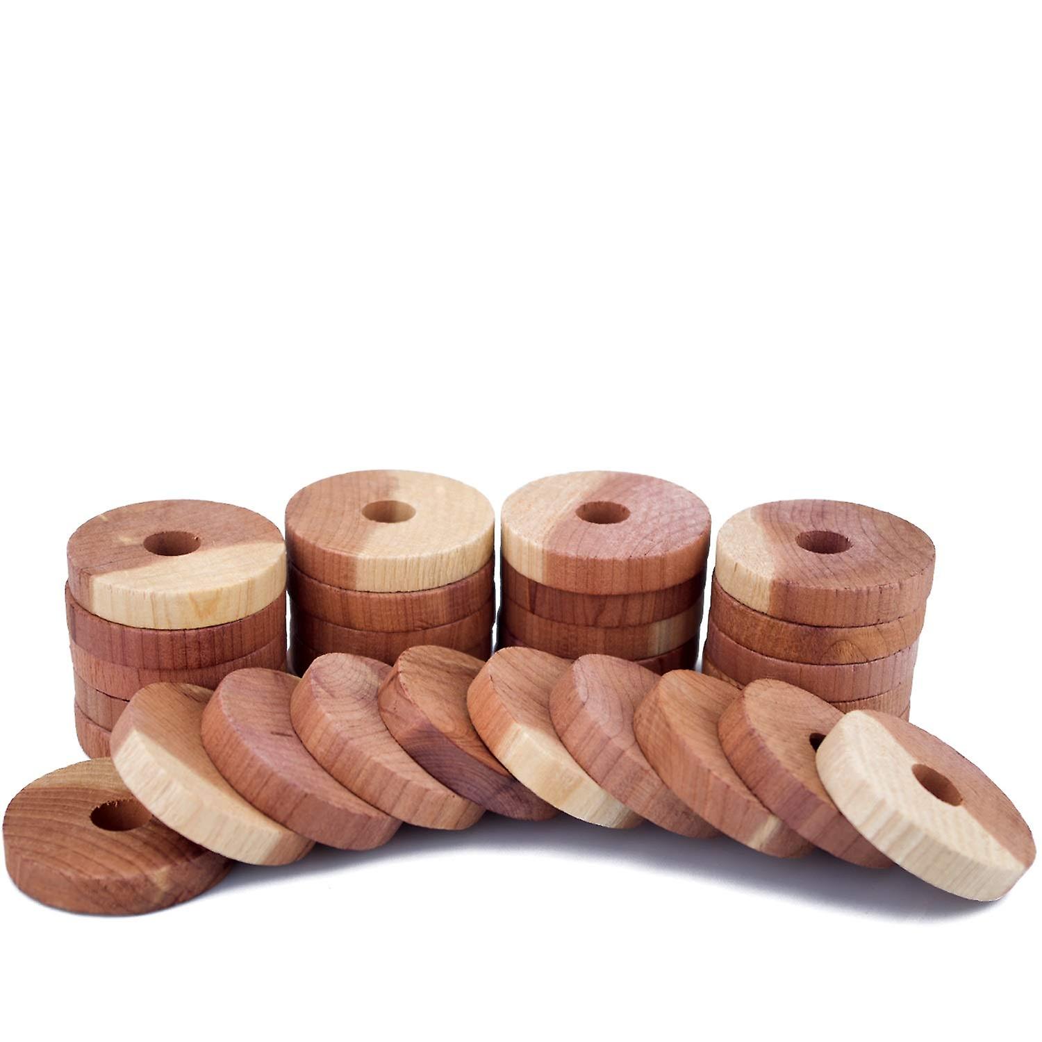 30er-packung Mottenabwehrmittel Aus Zedernholz, Hergestellt Aus 100% Natürlichem Zedernholz, Geeignet Zur Vorbeugung Von Kleidermottenbefall.