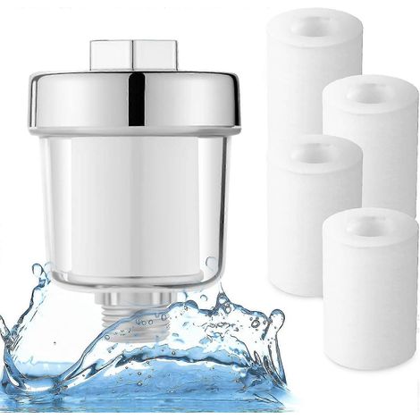 Duschfilter, Duschkopf-wasserreiniger Mit 5 Filterkartuschen (duschfilter)