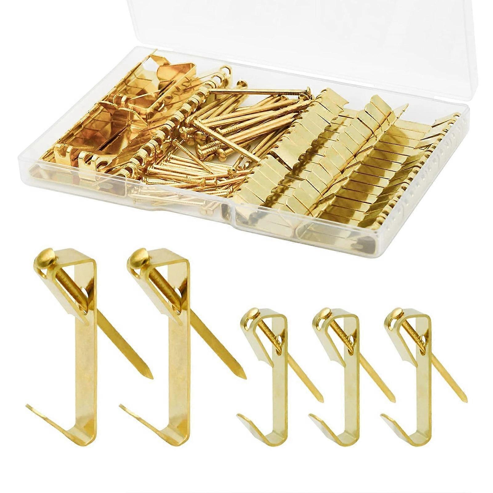 Haken Mit Nägeln Dienen Zum Aufhängen Von Bilderrahmen, Spiegeln Und Dekorationsgegenständen.