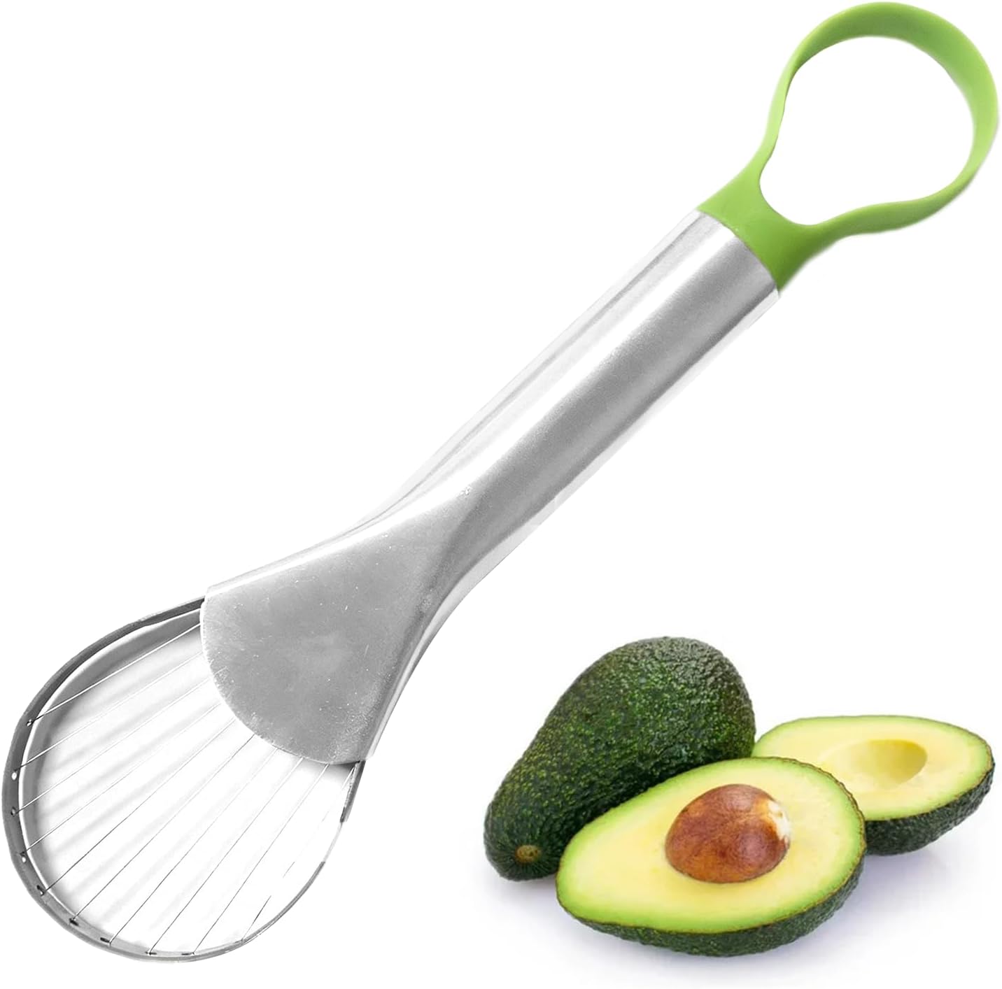Avocadoschneider, 3-in-1-avocadoschneider Aus Edelstahl, Kernentferner Und Schäler – Das Beste Weihnachtsgeschenk