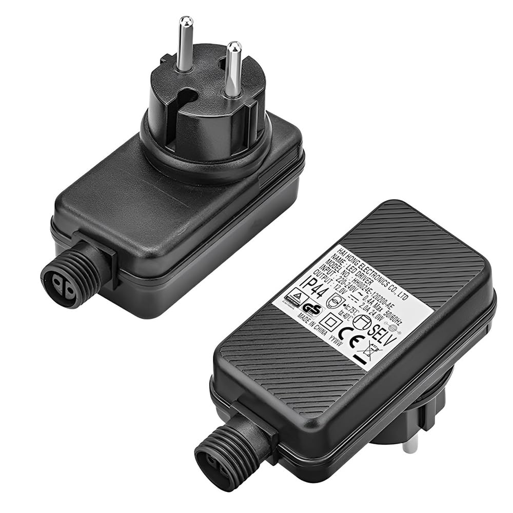 Pc-transformator 220v 12v Ip44 Wasserdichtes Netzteil 12v 2a Ac-adapter Led-transformator, Geeignet Für Weihnachtslichterketten