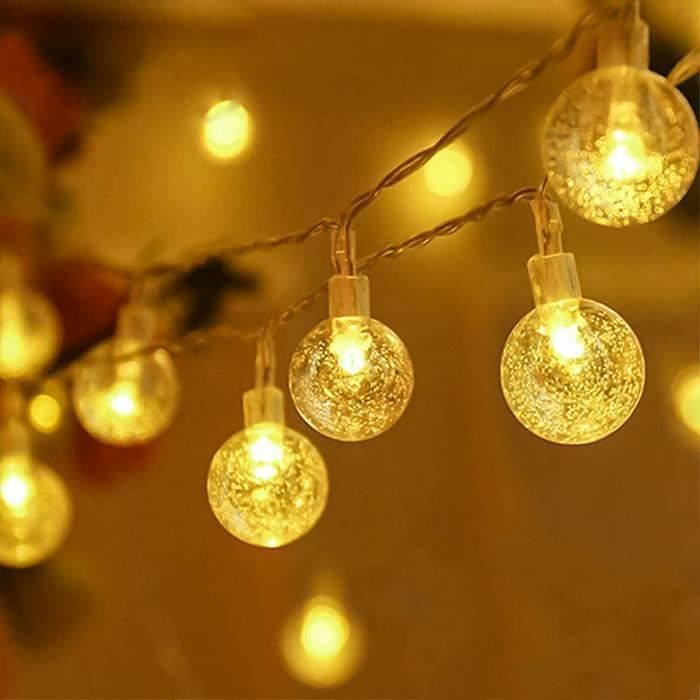 Xmtech 30 M Lichterkette Mit 240 Kugelförmigen Leds – Warmweißes Licht, 8 Modi, Ip44-stecker – Perfekt Für Weihnachtsfeiern
