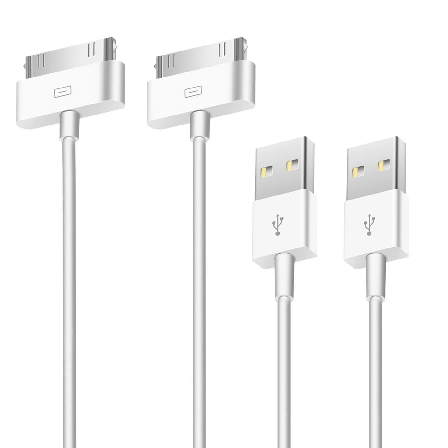 2x Ladekabel Für Ältere Iphones Und Ipads 30-poliges Usb-kabel