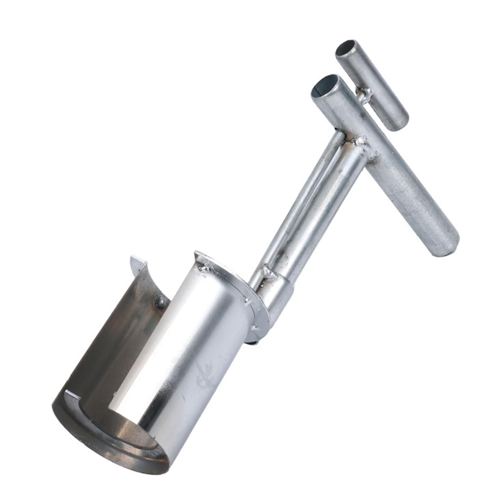 Handlicher Pflanzenpflanzer Aus Metall: Robust Und Langlebig, Mühelos Und Einfach Zu Bedienen, Geeignet Für Gartenarbeit Und Das Pflanzen Von Zwiebeln.