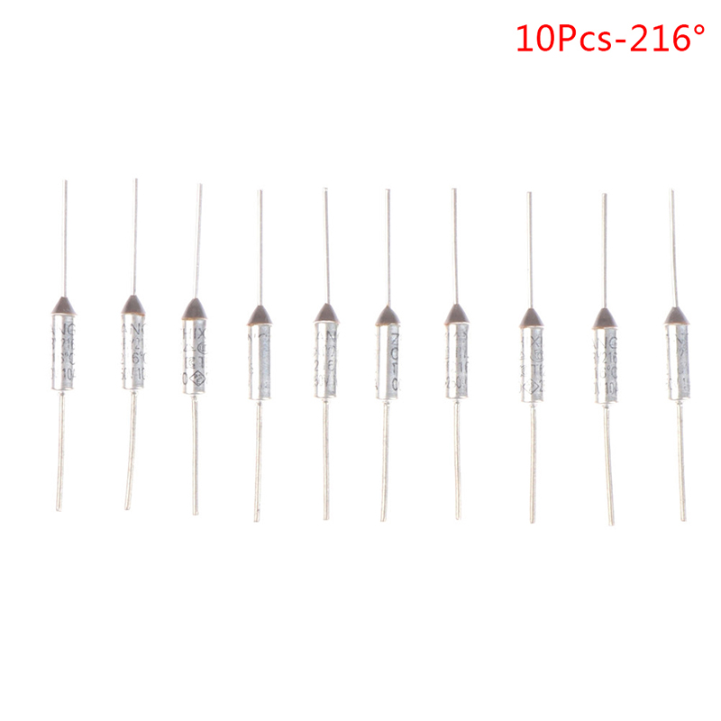 10 Stück Metall-terminalschalter 10a 15a 250v Temperatur 142° 150° 172