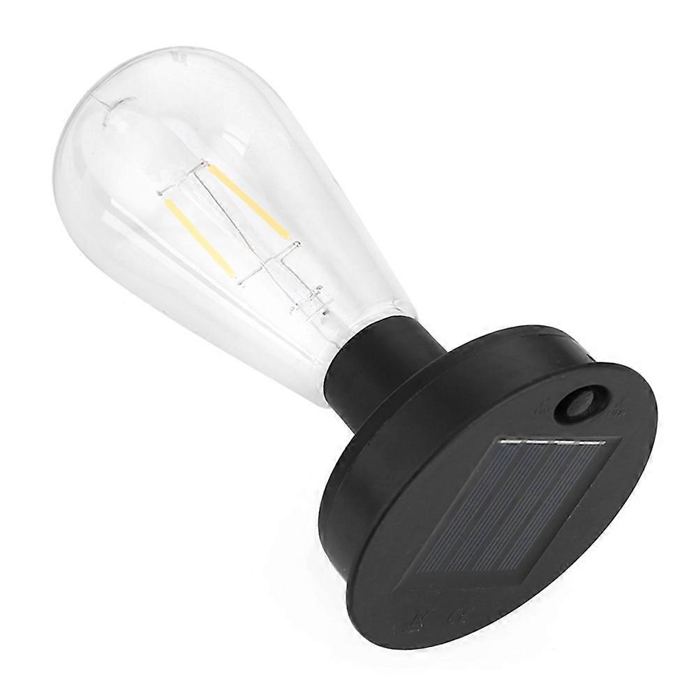 Solarbetriebene Led-glühlampe Mit Wolframfaden, 2800k, Gartennachtlicht, 7cm/8,5cm Zaunleuchte, Dekorative Außenlampe.