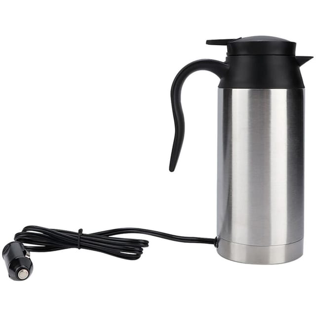 Eosnow 750 ml Edelstahl Auto elektrische Heizung Becher Fahrzeug Trinkbecher Wasserkocher für Reisen (12 V)