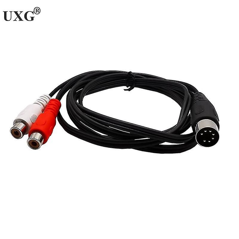 7-poliger Din-stecker Auf 2-poligen Rca Lotus-stecker/buchse, Vintage B&o Tv-adapterkabel, 50 Cm/150 Cm/5 Fuß/1,5 M, 7-poliger Rca-buchsenanschluss.