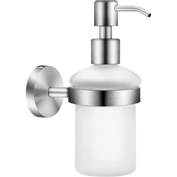 Wandmontierter Seifenspender Aus Edelstahl 304, 200 Ml, Geeignet Für Shampoo.