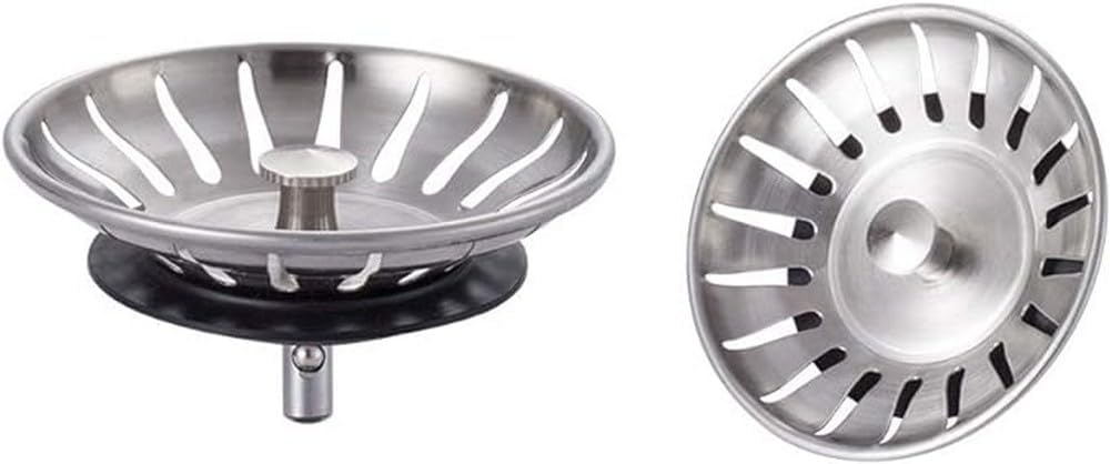 M34351-2 Edelstahl-küchenspülenstöpsel 79 Mm 2 Stück
