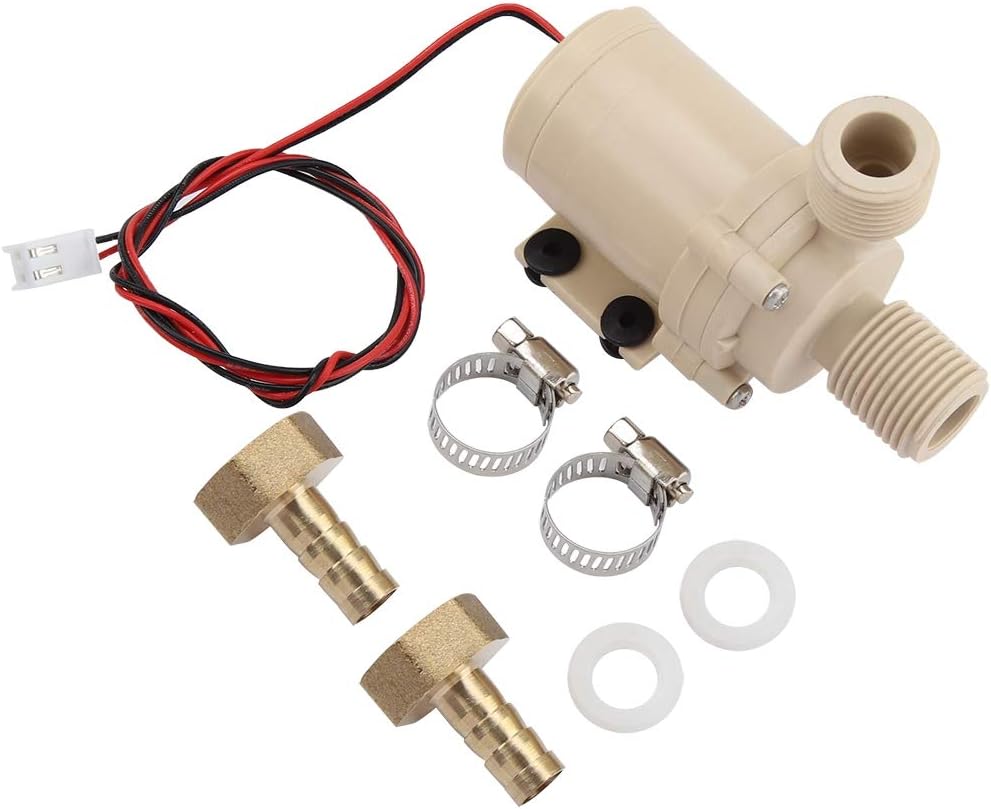 Wasserpumpe, 12-v-gleichstrom-solarwasserpumpe, Warm-/kaltwasser-umwälzpumpe, Bürstenloser 3m-motor