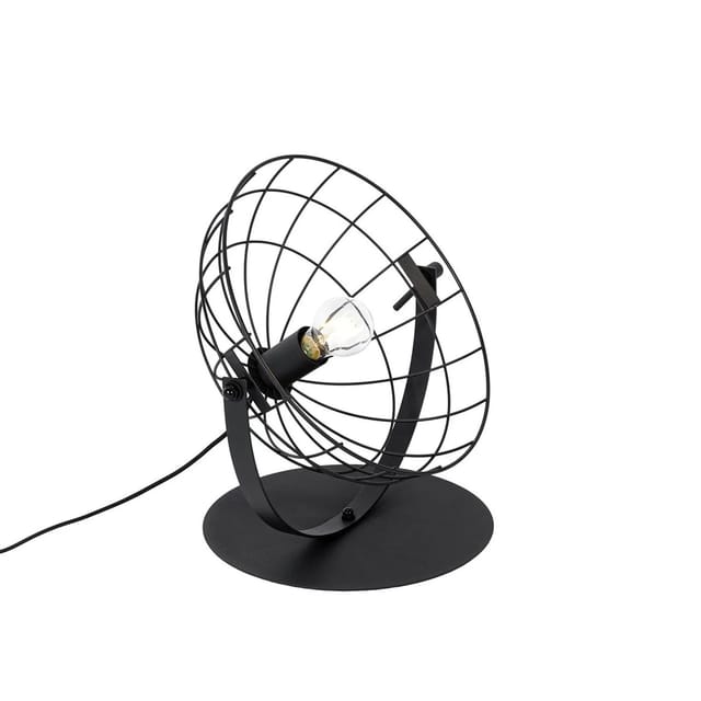 Industrielle Tischlampe schwarz verstellbar - Hanze
