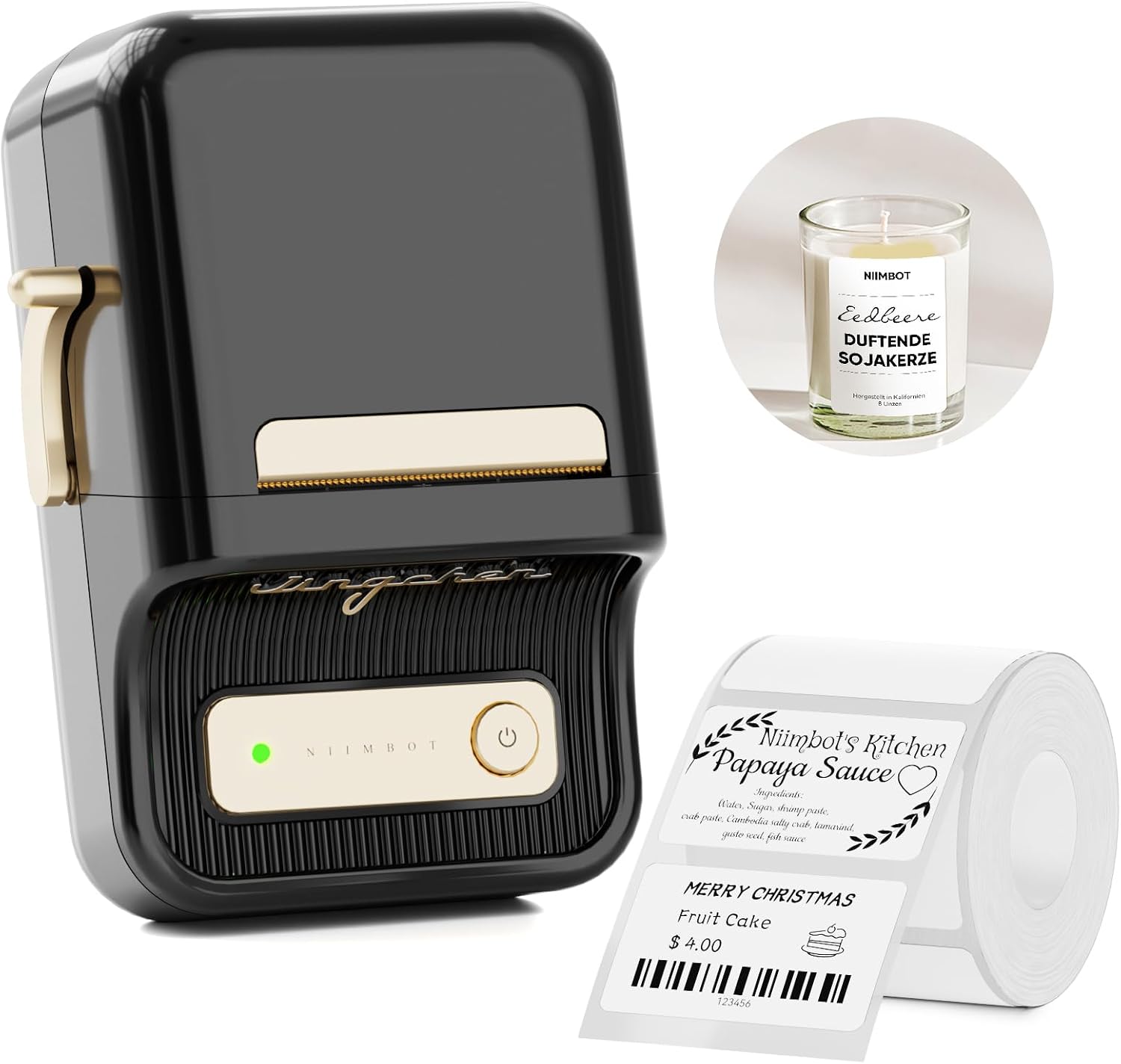 B21 Etikettendrucker, Mini-selbstklebeetikettendrucker, Etikettenbreite 20-50 Mm, Retro-bluetooth-etikettendrucker, Geeignet Für Die Büroorganisation.
