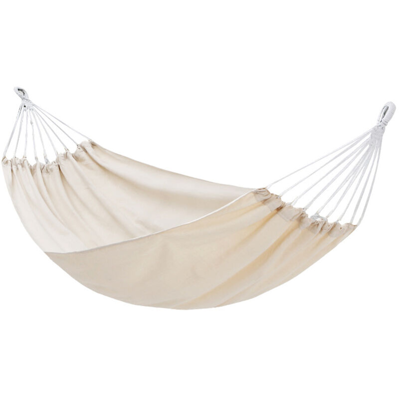 Verstärkte, Kugelsichere Outdoor-hängematte, Geeignet Für Familien-schlafsäle Und Sommercamping, Beige Doppelgröße, Abmessungen 190 X 150 Cm / 74,8 X 59,1 Zoll.