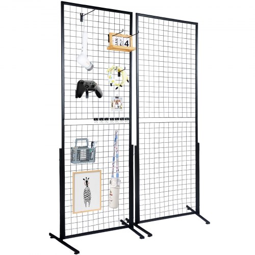 Mophorn - vevor 2 x 5,6 Gitterwandpaneele Tower 2 Packungen Drahtgitterwand-Präsentationsständer