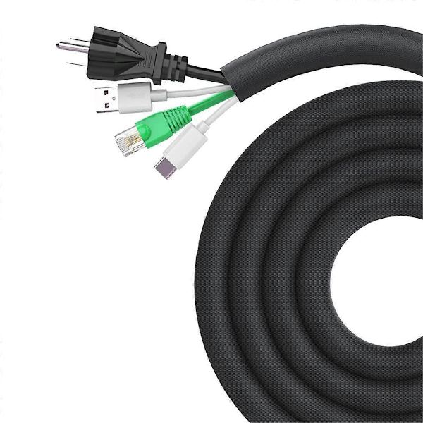 Dieser 3 Meter Lange Kabelschutz Ist Für Katzen Und Hunde Geeignet, Da Er Das Kabelmanagement Erleichtert Und Verhindert, Dass Haustiere Daran Knabbern. Er Ist 12,7 Mm Breit.