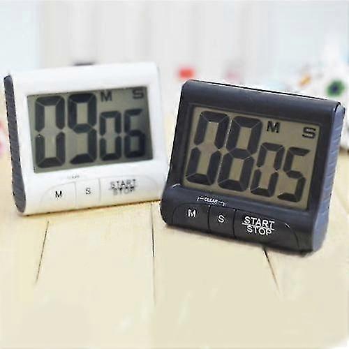 Großer Digitaler Küchentimer Mit Lcd-bildschirm, Countdown-funktion, Aufstellfuß Und Lautem Alarm