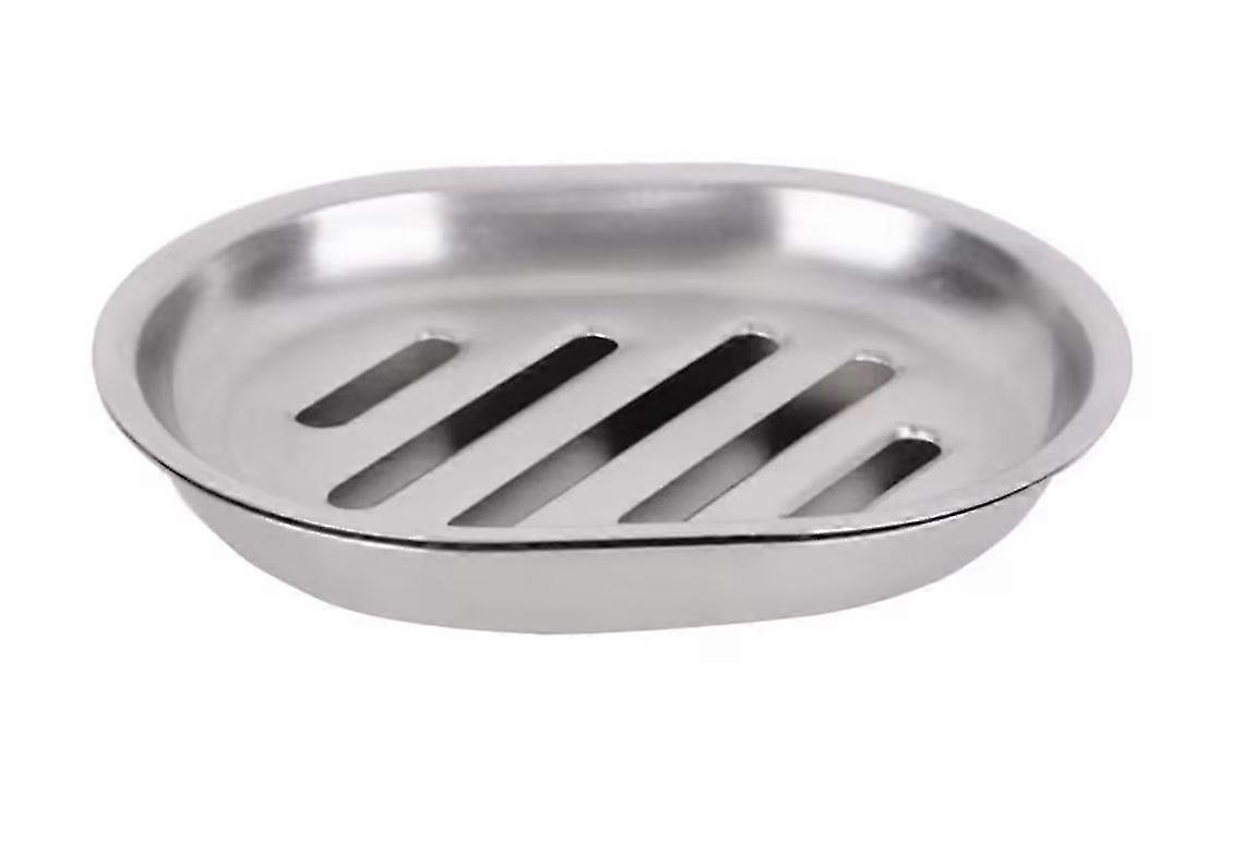 Doppelwandige Seifenschale Aus Edelstahl Mit Abtropfbecken, Geeignet Für Bad Und Küche (1 Stück, Silber)