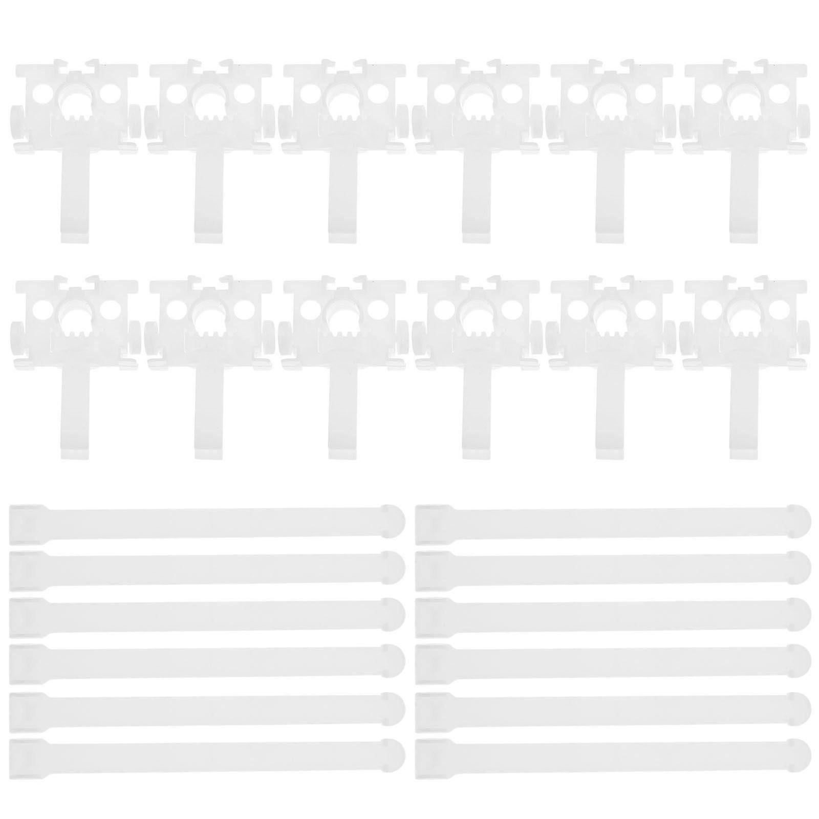12 Sets Mit Reparaturclips, Lamellen, Halterungen Und Ersatzteilsets Für Vertikaljalousien