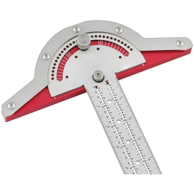 15 Zoll digitales Winkelmesser-Lineal, Goniometer, Zimmermannslehre, Edelstahl, langlebig, tragbar, geeignet für die Heimwerkerproduktion,