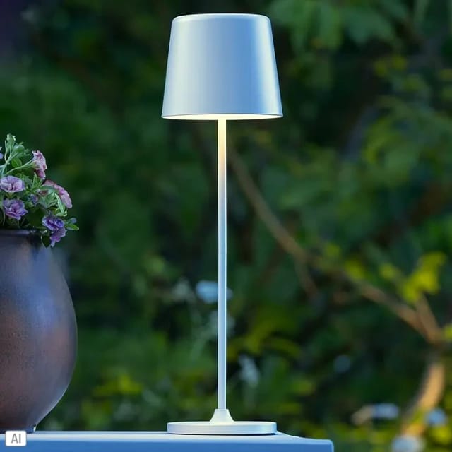 Brilliant - led Akku-Tischleuchte Kaami weiß 37 x 10 cm warmweiß