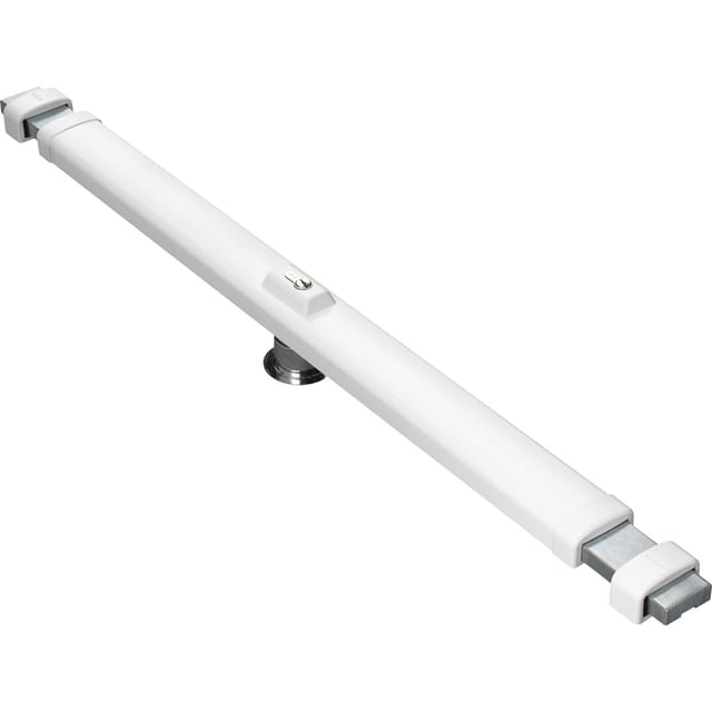 Abus - Panzerriegel pr 2600 ohne Zylinder 735-1030 mm, weiß