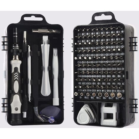 115-in-1-Präzisionsschraubendreher-Set, tragbare magnetische Präzisionsschraubendreher-Reparaturwerkzeuge zur Reparatur von MacBook, Computer,