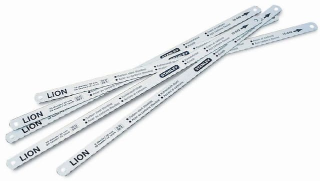 Hand-Metall Sägeblatt Karbonstahl Lion 24 Zähne Blattlänge 300 mm - Stanley