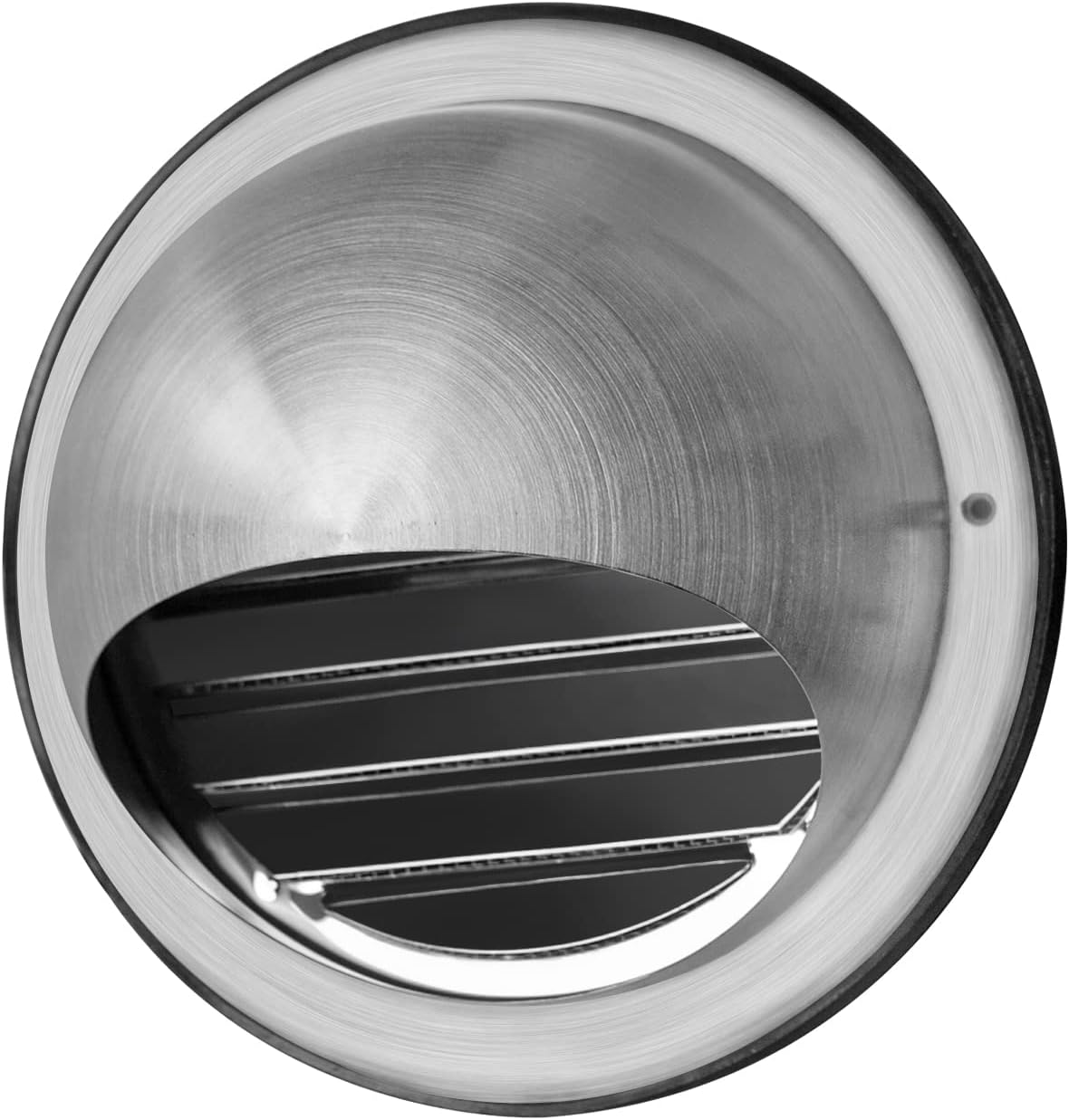 Runder Belüfter (100 Mm) Aus Edelstahl 304, 4-zoll-runddüsenabsauger, Gitter Mit Lüftungsschlitzen, Insektenschutzgitter Und Tropfabweiser