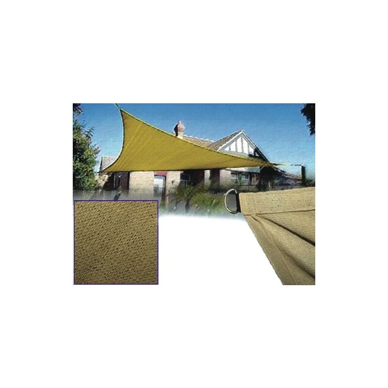 Kylarix Sarl-amalfi Dreieckiges Weißes Sonnensegel 3x3x3 M – Sonnenschutz Für Terrasse & Garten