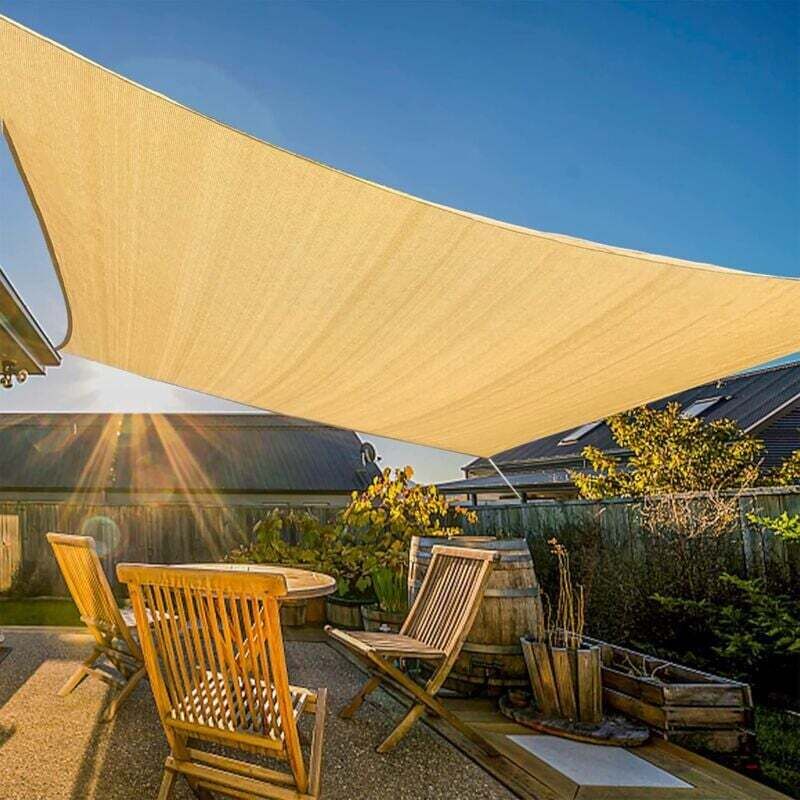 Kylarix Sarl-sonnensegel 4x5 M Rapanda – Wasserdicht, Uv-beständig Für Garten & Terrasse, Robustes Sonnenschutzsegel