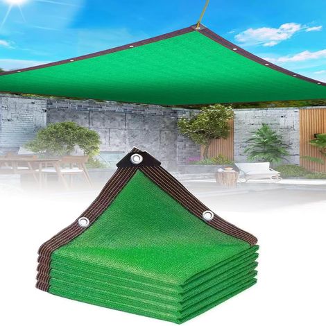 Kylarix Sarl-rechteckiges Sonnensegel 2x4 M Mit Ösen – Uv-schutz Für Pergola, Hühnerstall Und Terrasse