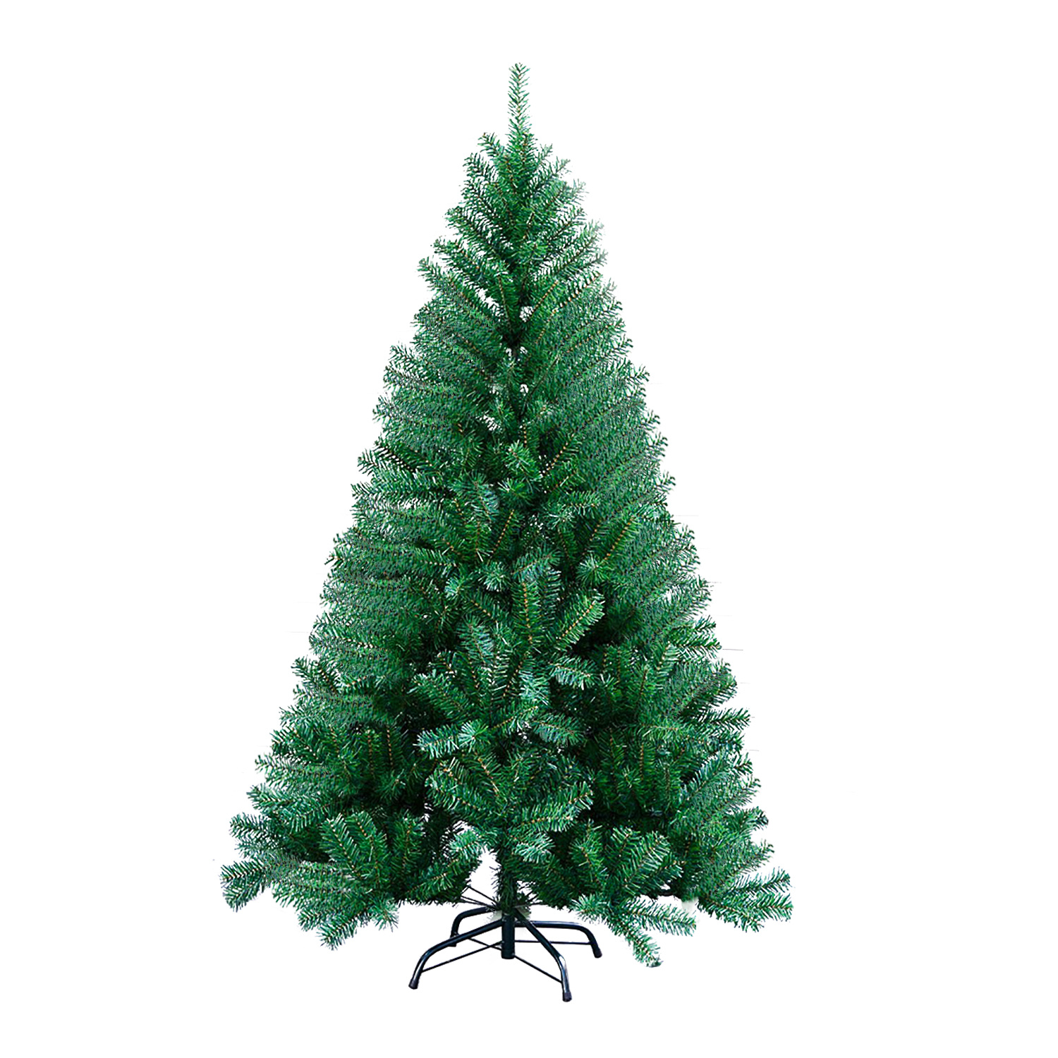 Jiubiaz 180cm Künstlicher Weihnachtsbaum Mit 650 Spitzen Pvc, Tannenbaum Mit Ständer, Christbaum Kunstbaum Grün