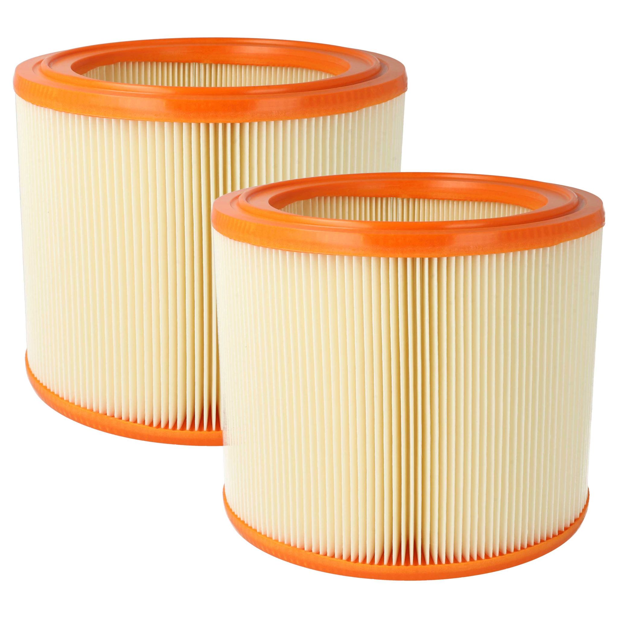 2x Lamellenfilter kompatibel mit Festool srm 70 le-ec / B1, srm 45 e-as, srm 312 le-as, srm 152 Handstaubsauger - Vhbw