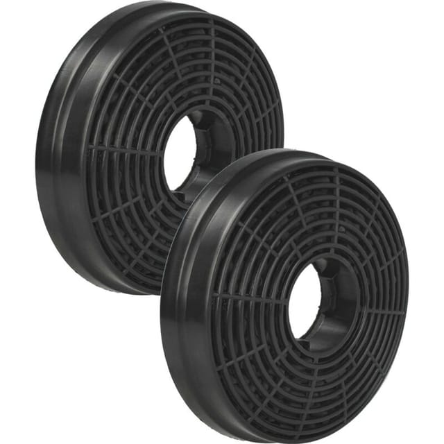 vhbw 2x Aktivkohlefilter kompatibel mit Bomann DU 652 IX, DU 650 G, CCE 19/2X, DU 773 IX, DU 7608, DU 652.1 IX Dunstabzugshaube - 10,5 cm