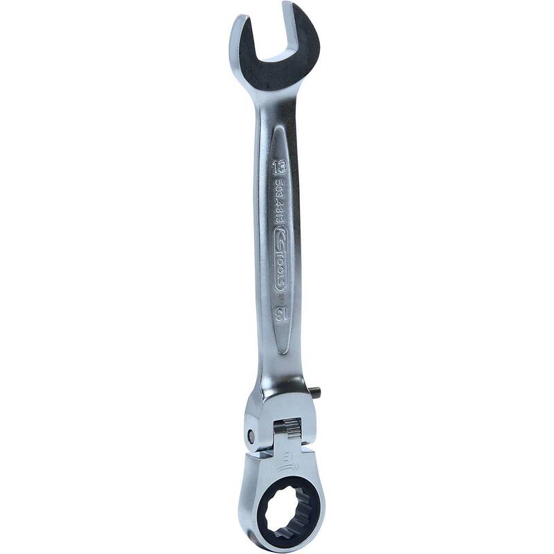 [neuwertig] B-ware Ks Tools Maul-ringratschenschlüssel 13mm 72 Zähne Chrom-vanadium Stahl 154mm