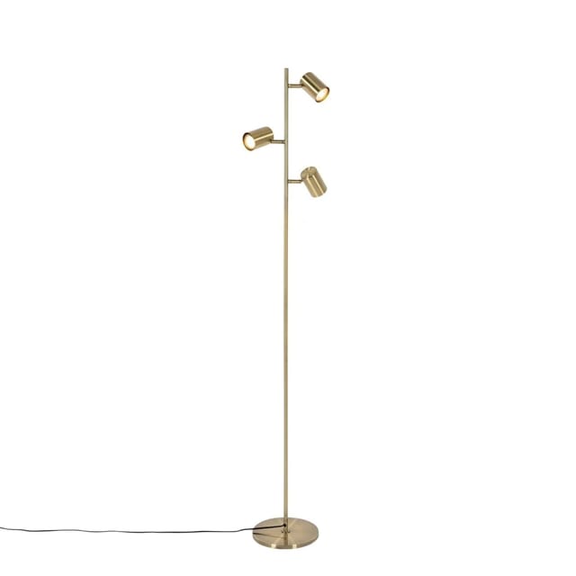 Moderne Stehleuchte Bronze 3-flammig - Jeana