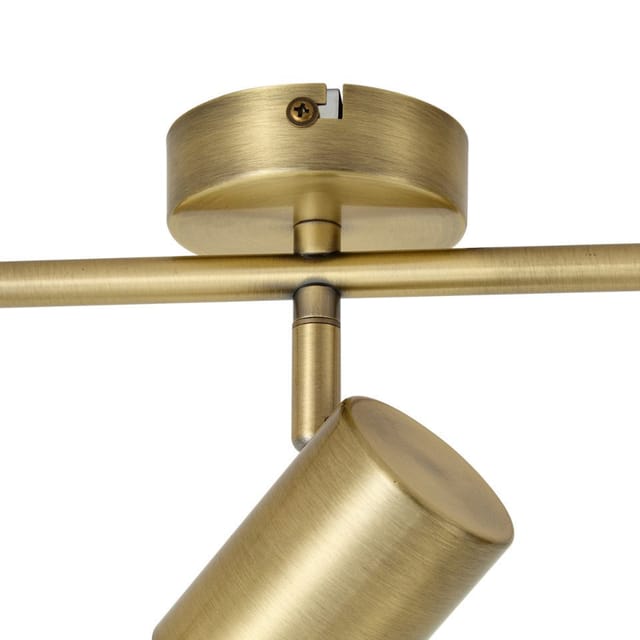 Moderner Spot aus Bronze, kippbar, 3-flammig – Jeana