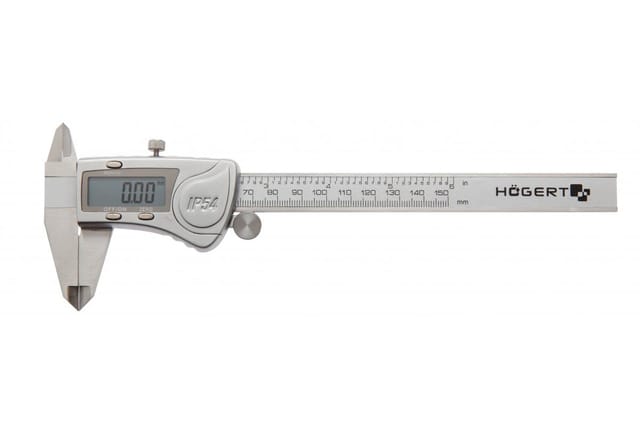 Högert Digitaler Messschieber, Messbereich: 155 mm