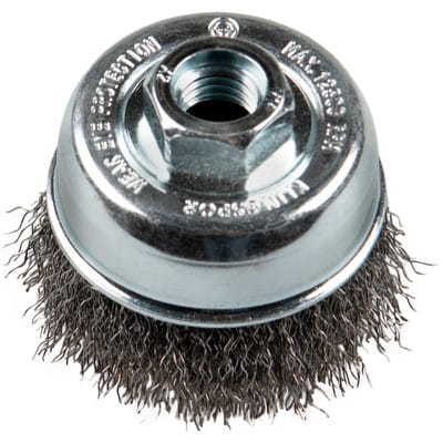 Klingspor BT 600 W Topfbürste, 80 mm Gewinde M 14 0,3 Stahl