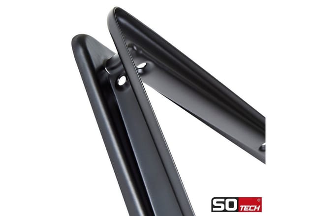 So-tech - sotech Regalkonsole RK15 schwarz 121 x 83 mm, 2 Stück