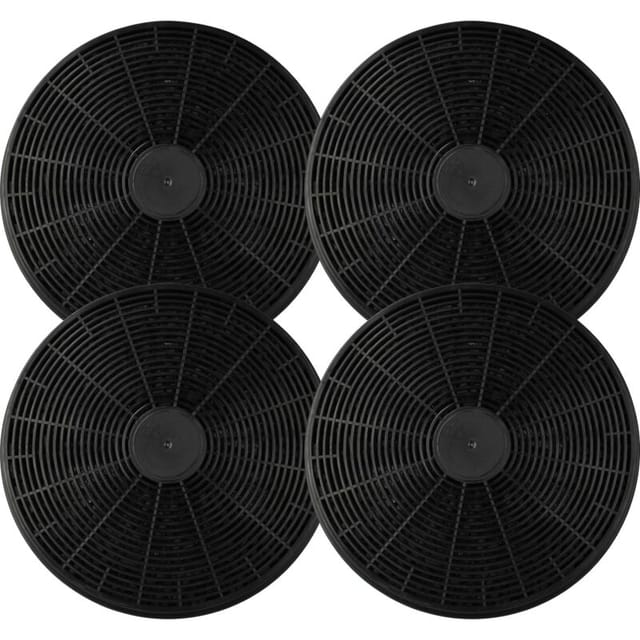 4x Aktivkohlefilter Ersatz für Klarstein 10027530, CGCH2, 10027711, 10030983, K10001 für Dunstabzugshaube - 17,5 cm - Vhbw
